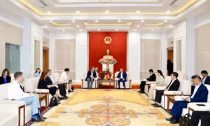 越南广宁省人民委员会主席会见德国联邦议会副议长博多·拉梅洛
