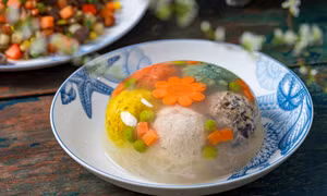 云雾肉冻——老河内美食精华