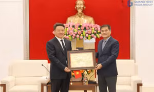 越南广宁省人民委员会主席会见中国防城港市市长