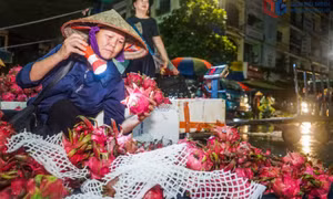 与夜同醒的下龙市场