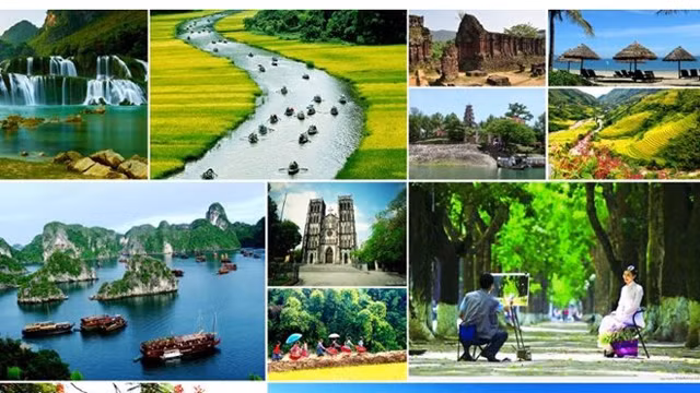 附图：越南美景。