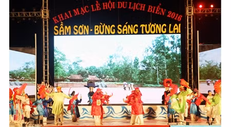 2016年岑山海洋旅游节开幕式。（图片来源：VGP）