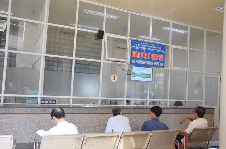 因吸烟引起肺炎的病人。