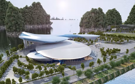 规划馆、展览会、博览会项目总体透视图 （来源baoquangninh.com.vn）