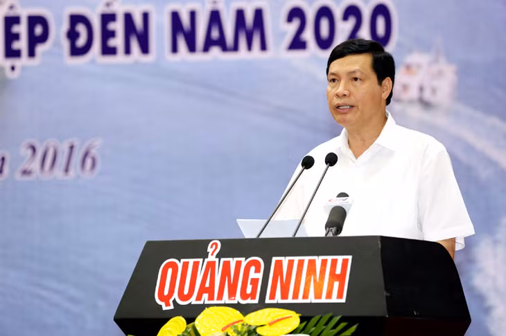 我省省委副书记、人民委员会主席阮德龙在开幕式上致辞。