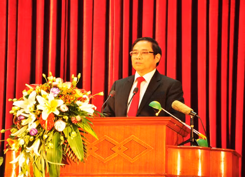 广宁省省委书记范明正（图：广宁报）