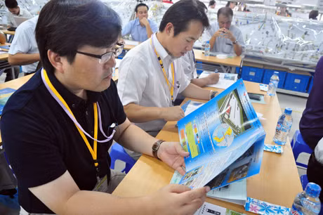 日本企业代表了解在东梅工业区经营投资的企业