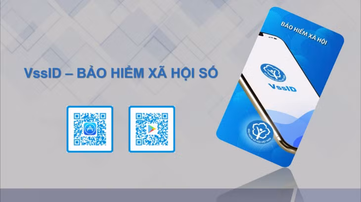 在手机运行的“数字社会保险VssID应用程序”