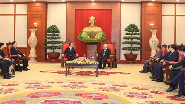 会见全景。（图片来源：VOV）