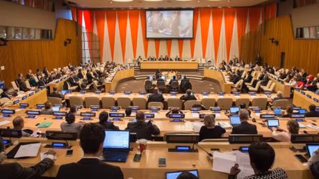 附图：越南参加联合国可持续发展高级别政治论坛会议。（图片来源：越通社）