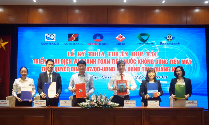 thanh toán tiền nước 