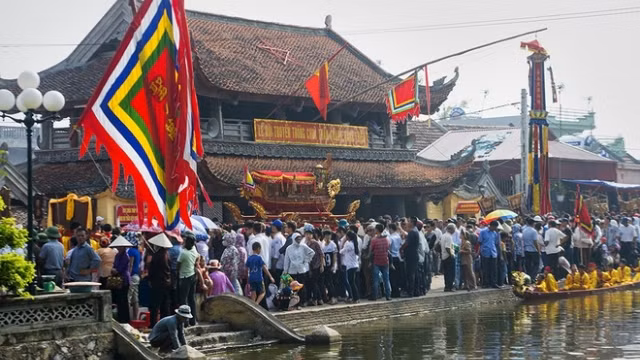 越南南定省神光寺一角。