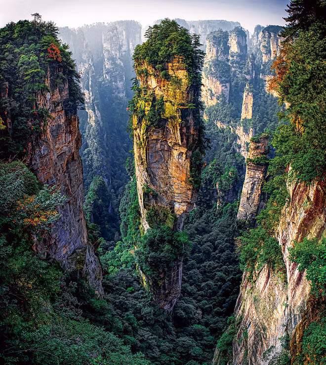 展会中的中国美丽景点。
