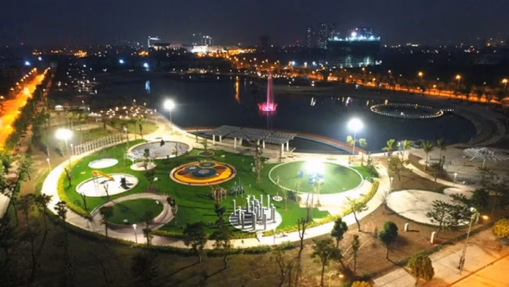 夜晚的天文公园 Công viên Thiên văn học về tối