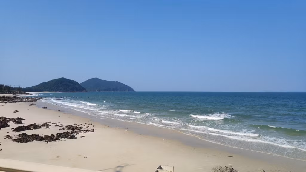 越南明洲岛海龟产卵沙滩 Bãi Rùa đẻ đảo Minh Châu Việt Nam