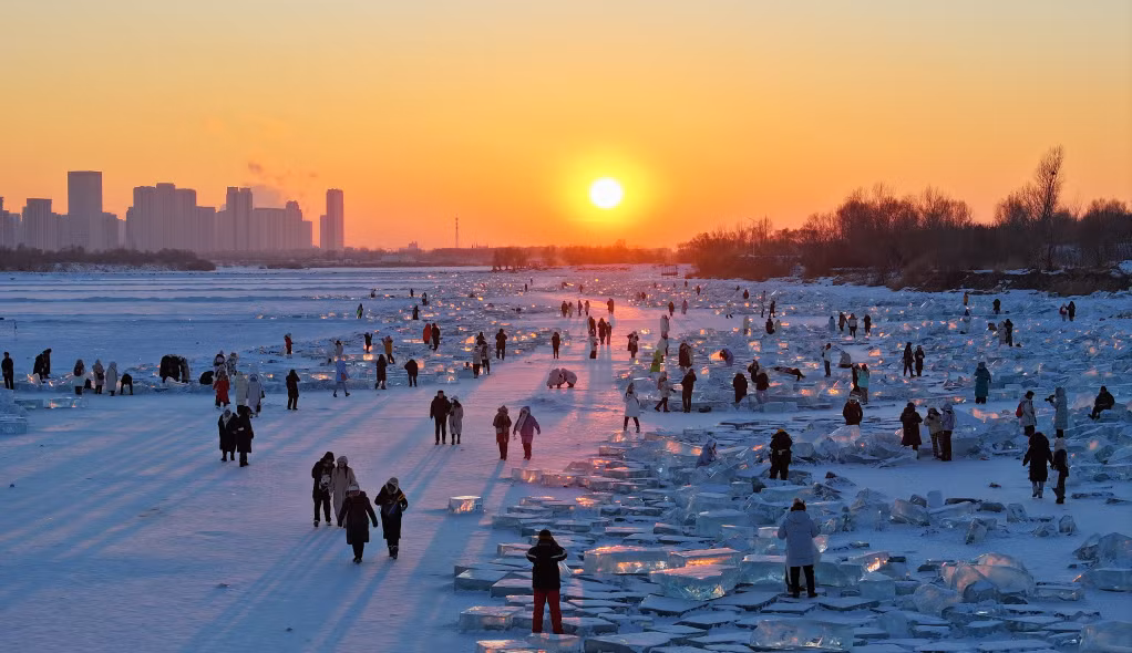 冰雪之城哈尔滨各种温馨的迎客样式 ảnh 1