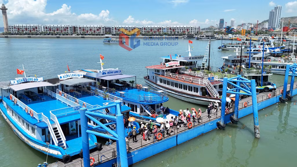 许多配备现代化设施的钢壳游轮已准备好在夏季旅游旺季迎接游客前往下龙湾和岛屿路线。