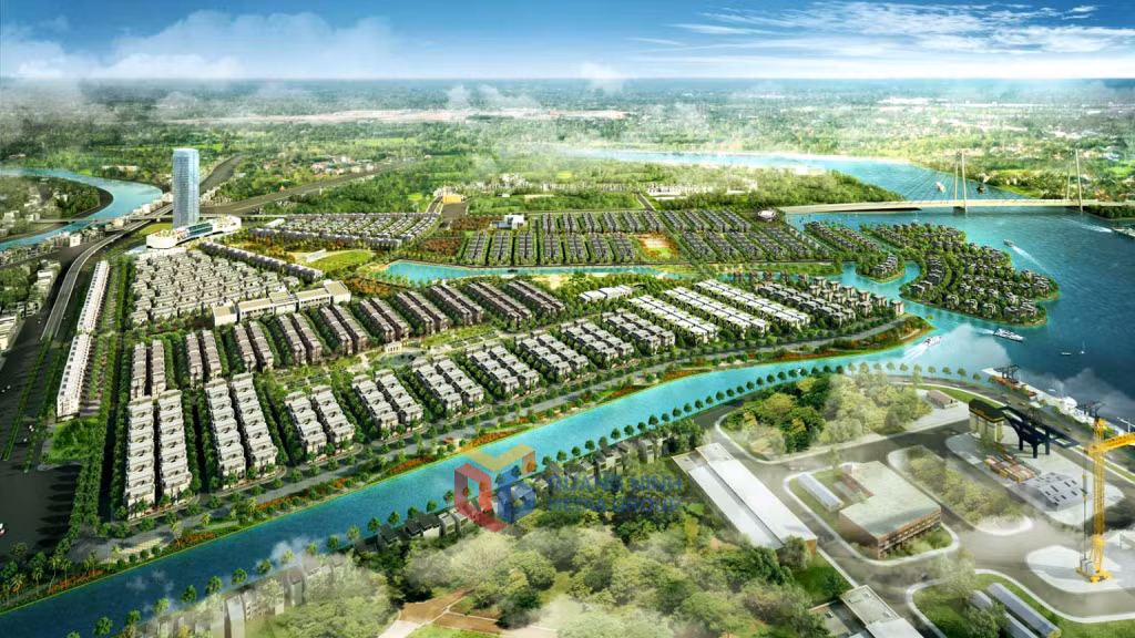 绿色下龙综合都市区项目配景。