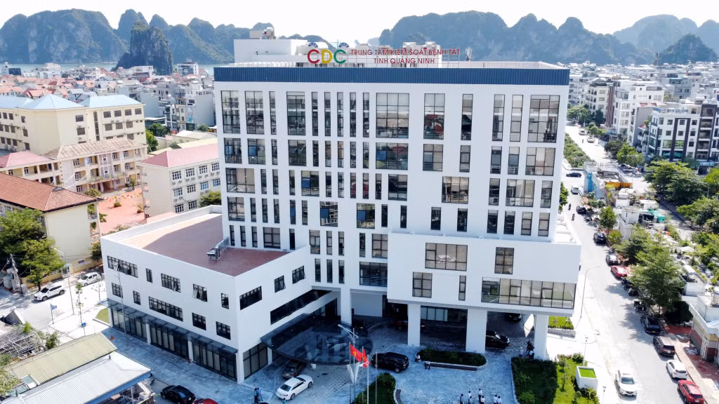 广宁省疾病预防控制中心项目已基本完竣并准备投入运行。