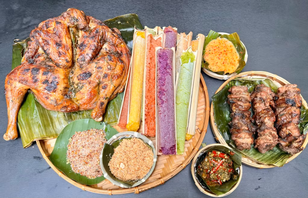 竹筒饭 Cơm lam