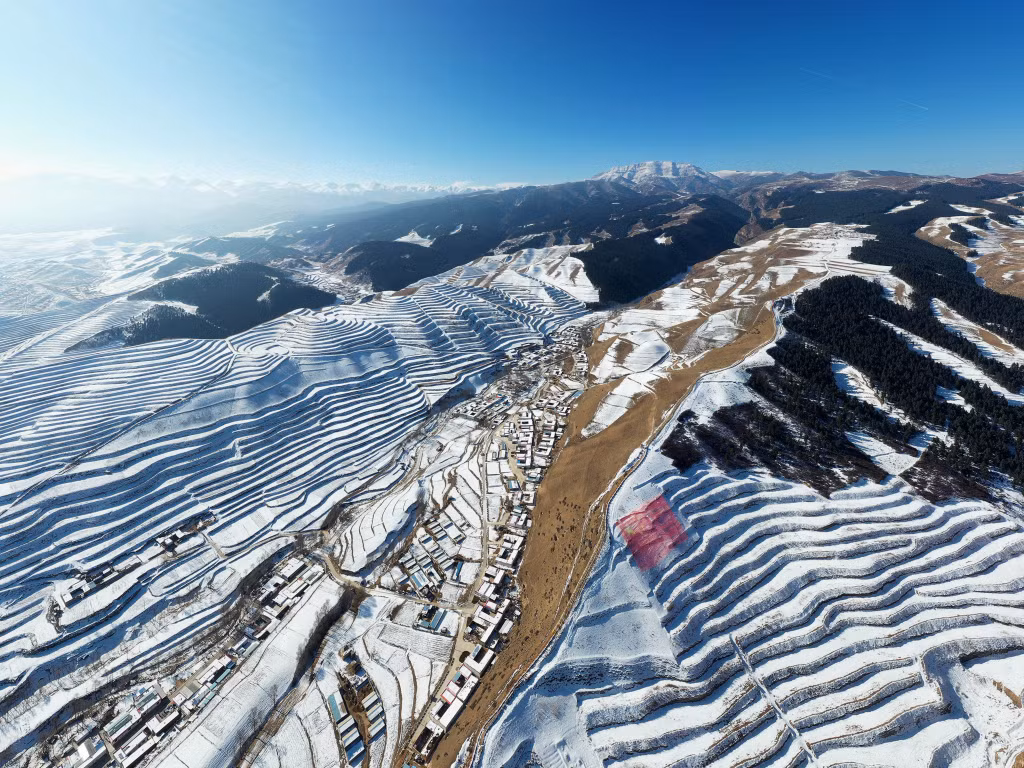 甘肃武威凉州雪景·中国 ảnh 7