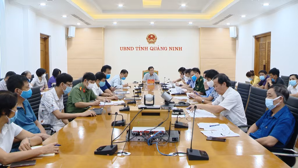 广宁省人委会副主席裴文康在会议上发表结论。