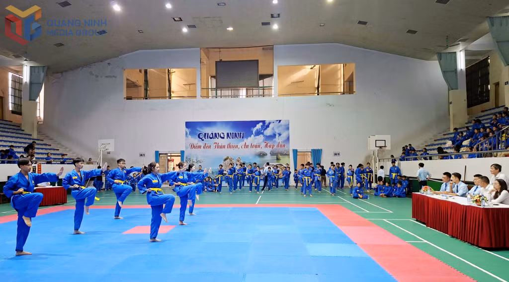 2025年第11届广宁省越武道锦标赛吸引257名运动员参赛。