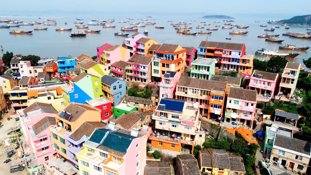 中国浙江温岭石塘镇小箬村 Làng Tiểu Nhược, thị trấn Thạch Đường, Ôn Lĩnh, Chiết Giang, Trung Quốc