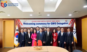 广宁报暨广播电视代表团对韩国江原广播电视台进行工作访问