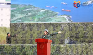 广宁举行“持久防空穹顶”实兵作战演练