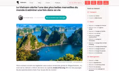 越南广宁市下龙湾亮相国际知名旅游出版物