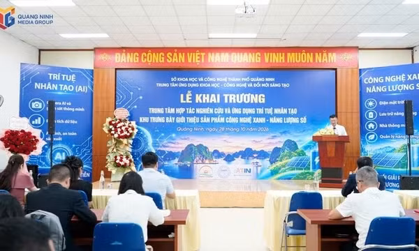 越南广宁市人工智能研究与应用合作中心暨绿色科技—数字能源产品展示区正式启用