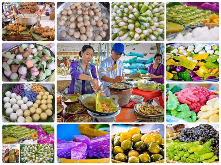 芹苴民间糕点 Bánh dân gian Cần Thơ