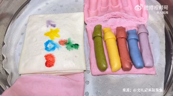 花饽饽竟能做出水彩笔还能出墨 ảnh 4
