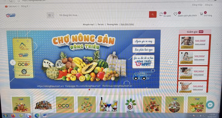 东潮市大力支持OCOP产品上线电商平台。