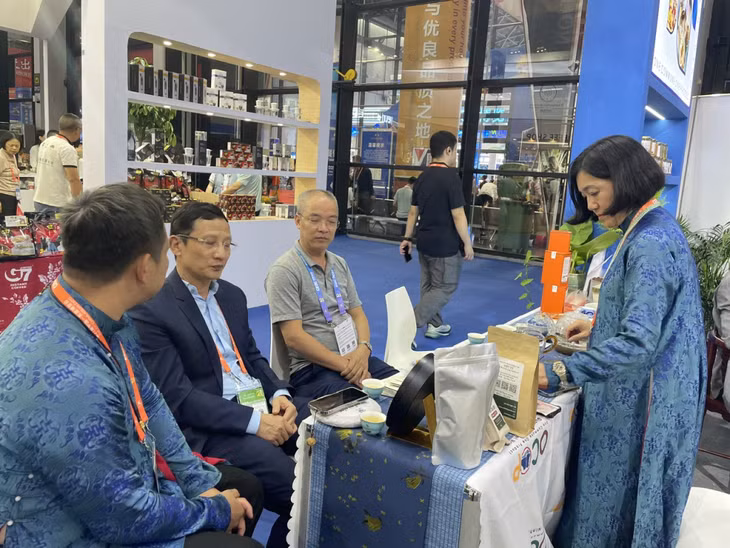 越秀茶产品的接待区
