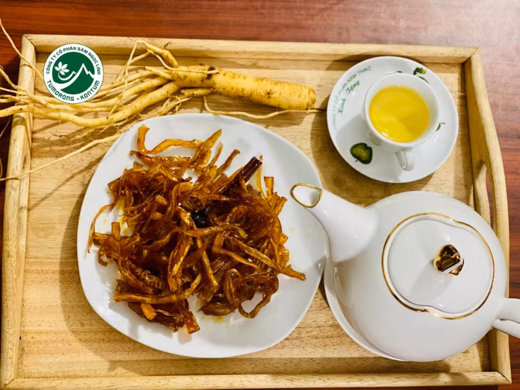 玉灵党参粥Cháo sâm dây Ngọc Linh
