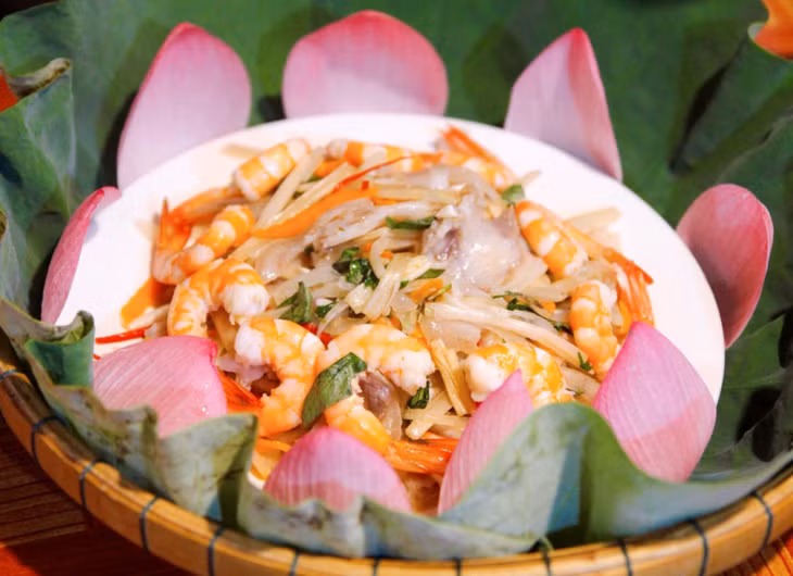 藕带沙拉 Gỏi ngó sen