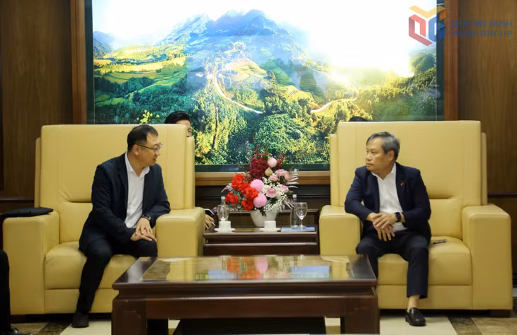 广宁省委书记武大胜会见中国苏州市产业园发展促进会会长高新文