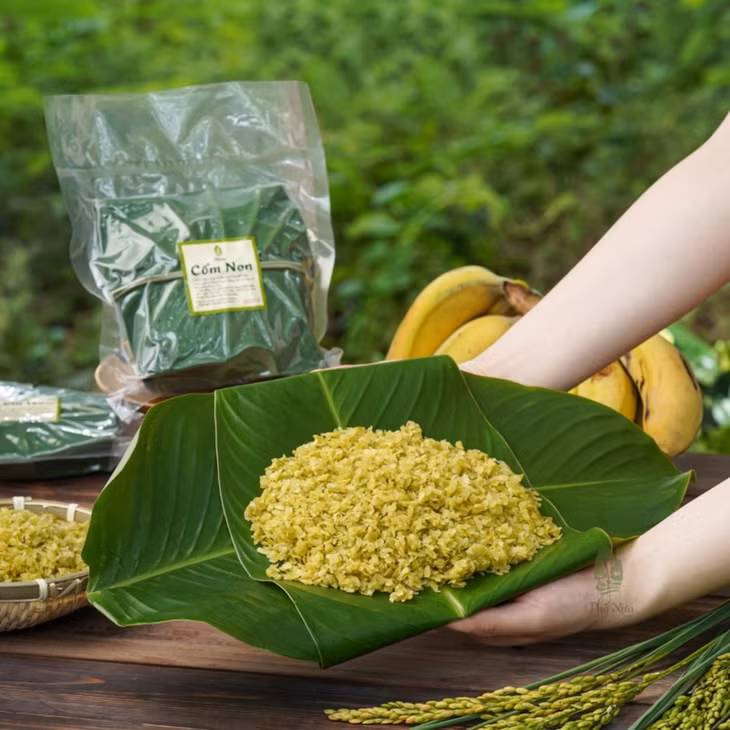 望村绿米—河内秋季的特色美食 Cốm làng Vòng - thức quà đặc trưng của mùa thu Hà Nội