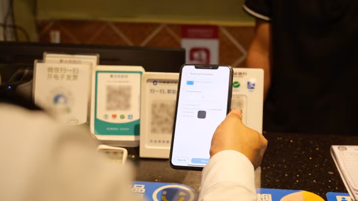 中国云南河口县已开通跨境二维码支付服务 ảnh 1