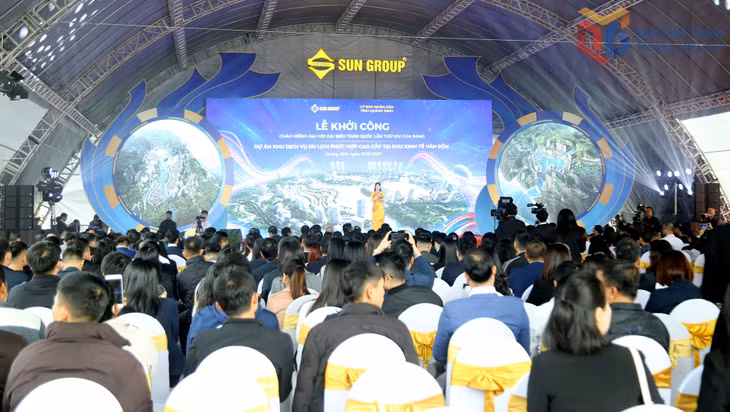 高端综合旅游服务区项目开工仪式现场