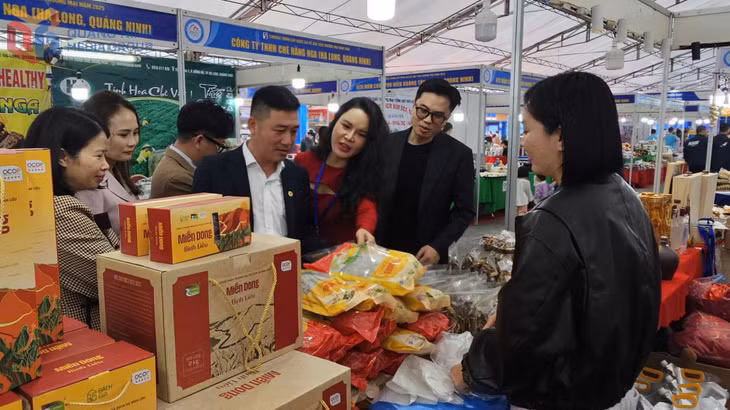 越南—中国国际商贸与旅游博览会吸引众多众多和游客参观、购物。