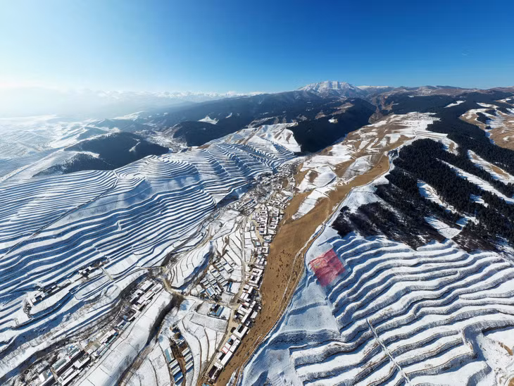 甘肃武威凉州雪景·中国 ảnh 7