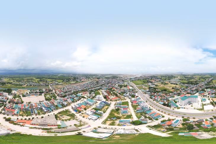海河县广河市全景。