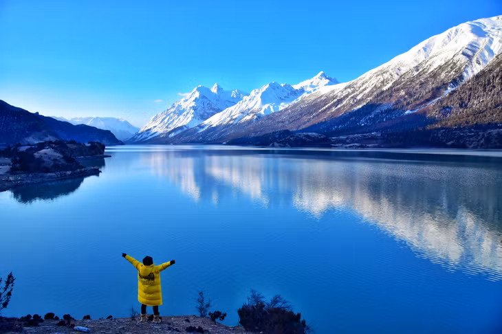 然乌湖美景如画·中国西藏 ảnh 5