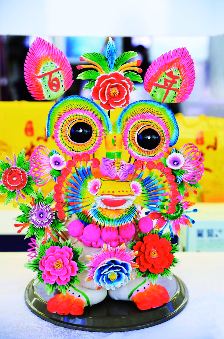 把面做成花——中国非物质文化遗产花馍 ảnh 6