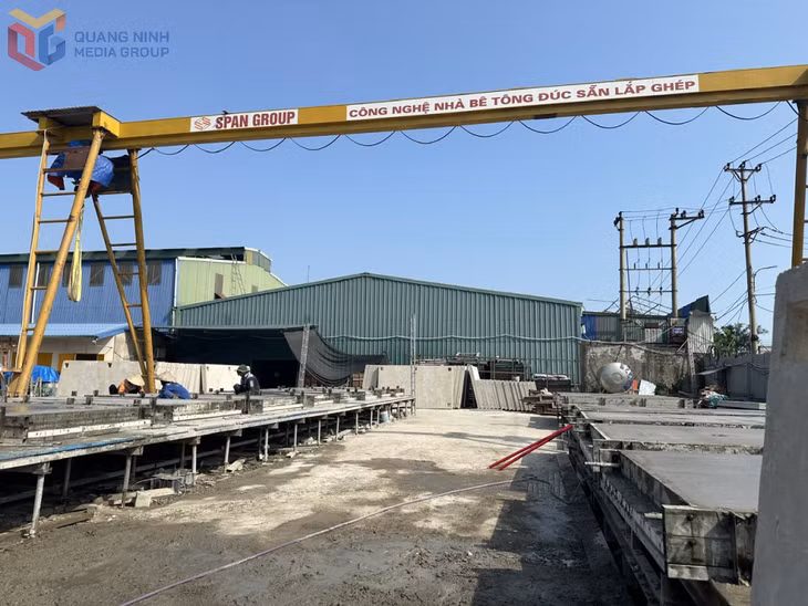 河庆工业区 Span 建筑技术设计与开发股份公司生产混凝土。