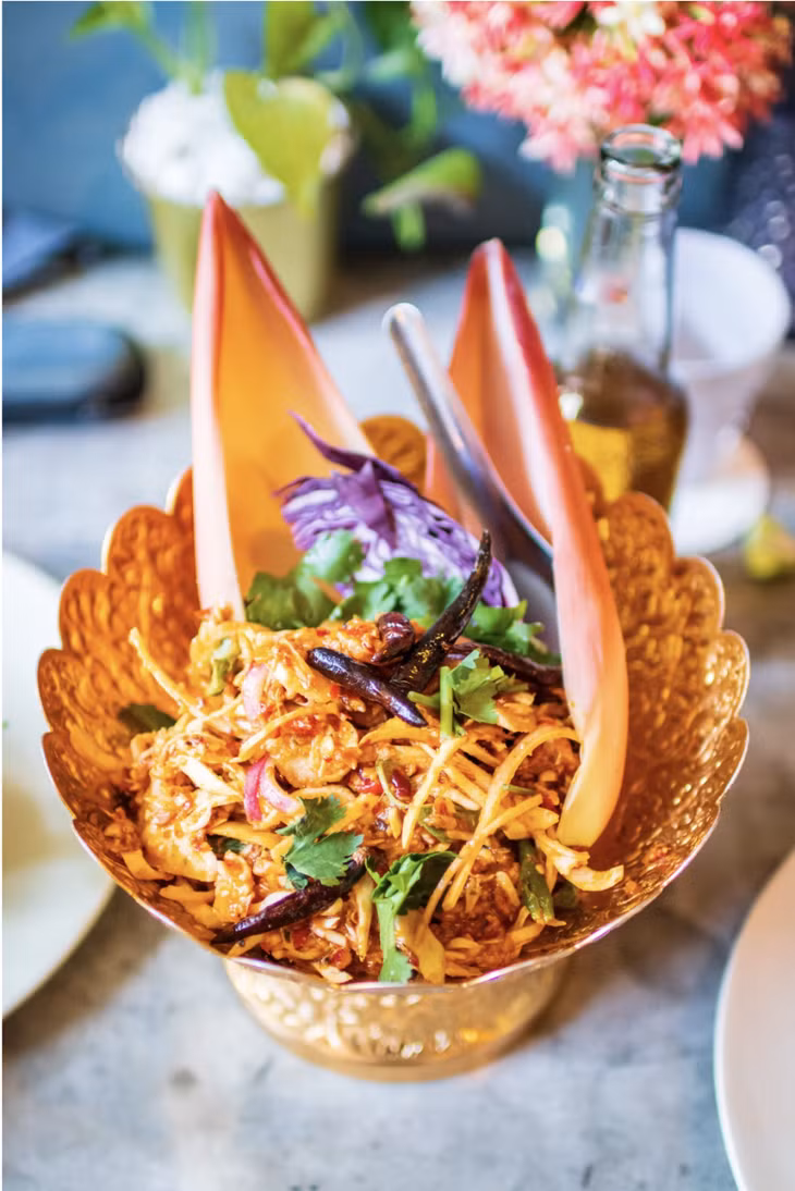 凉拌香蕉花 Nộm hoa chuối