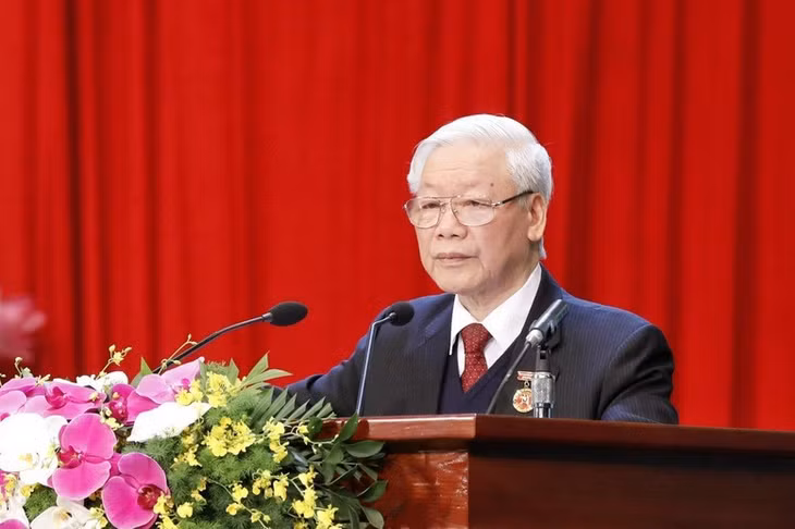 阮富仲总书记 ——优秀的越南共产党党员和国家领导人。